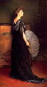 Julius LeBlanc Stewart Portrait of Mrs. Francis Stanton Blake oil on canvas